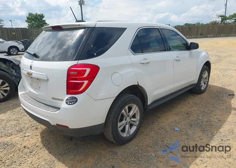 2016 Chevrolet Equinox Ls from USA, damaged, VIN 1GNFLEEK1GZ107709